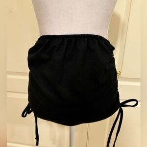 SHEIN black side cinch skirt​​​​​
